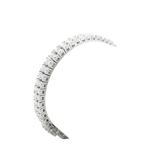 Hermosa pulsera de moissanita Pulsera personalizada de plata esterlina Regalo para ella - Product Image 2