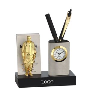 Premium Metal Unity Statue Desk Decor Elegant Sophisticated Office Promotion Gift Symbolizing Strength Teamwork And Inspiration - Product Image 1