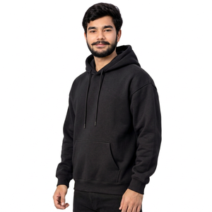 Sudaderas personalizadas de marca privada para hombre, sudaderas con hombros caídos, sudaderas con estampado en relieve, sudaderas de marca streetwear para hombres, para marcas estadounidenses. - Product Image 3