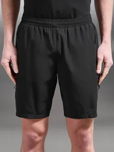 OEM ODM Mens Performance Cargo Shorts Midweight 4 Way Stretch Fabric Slim Fit Casual Outdoor Shorts with Hidden Zip Cargo Pocket - Product Image 4