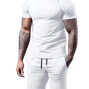 Conjuntos Transpirables de 2 Piezas, Trajes Deportivos 2025, Nueva Colección al por Mayor, Ropa Casual Lisa Personalizada para Hombre, Servicio OEM de Alta Calidad - Product Image 5