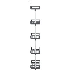 Organizer per porte in alluminio con 5 ripiani 20.5 porta porta \ "x7.9 \" x53.1 \" - Product Image 4