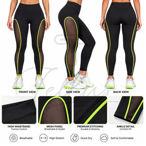 Leggings de Yoga de Última Moda en Oferta, MOQ Bajo, Ropa de Yoga para Mujer, Leggings Cómodos para Adultas - Product Image 6