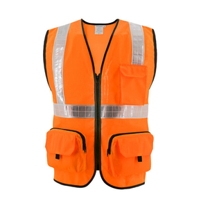 Chaleco de Trabajo de Alta Visibilidad para Hombre, Diseño Reflectante para Uso en Exteriores, Chaleco de Seguridad, Venta al Por Mayor - Product Image 1