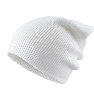 Gorro de punto personalizado con bordado, dobladillo acanalado, al por mayor, gorro de invierno, gorro liso de acrílico, gorro cálido para exteriores, gorro unisex de punto. - Product Image 2