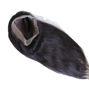 Pelucas de encaje completo para mujeres negras, pelo vietnamita suave con minimechones, 13x4, 13x6 - Product Image 1