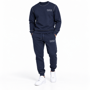 Conjuntos Deportivos Reversibles de Felpa de Algodón con Cuello Redondo para Hombre, al por Mayor, Diseño Moderno, Ropa Deportiva para Invierno - Product Image 1
