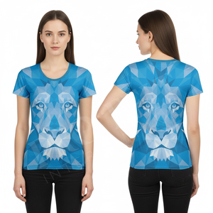 Camiseta de Yoga Suave de Último Diseño OEM OD, Transpirable, de Secado Rápido, Ajustada, de Manga Corta, para Ejercicio, Protección UV - Product Image 3