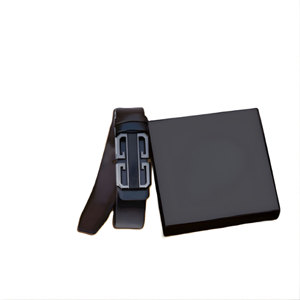 <b>Smart</b> Men's Long Belt Auto <b>Lock</b> Belts Premium Quality Adjustable Strong Buckle Stylish Durable Waist Belt For Daily Office Wears - Product Image 1
