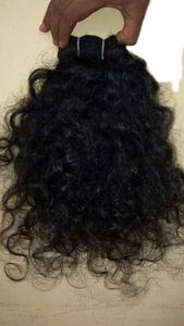 Tejido humano Remy Hair Spring Curl Style-Paquetes de cabello indio crudo Sin productos químicos sin enredos - Product Image 5