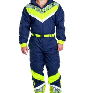 Combinaison de ski personnalisée avec logo pour hommes et femmes, imperméable, coupe-vent, respirante, absorbant l'humidité, chaude, pour la neige |   Sports d'hiver professionnels - Product Image 1