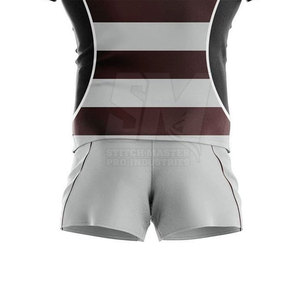 Uniforme de Rugby de Alta Calidad con Nuevo Diseño, Secado Rápido, Transpirable, 100% Poliéster, Venta al Por Mayor, Hecho para Adultos, Hombres, con Logotipo Personalizado - Product Image 6