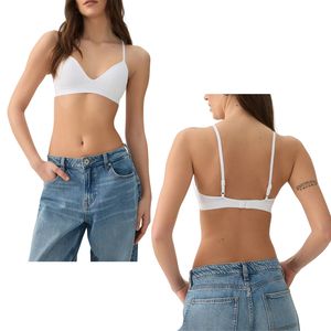 Top Deportivo para Mujer al por Mayor, Personalizado, de Color Sólido, con Tirantes Cruzados en la Espalda, Diseño sin Tirantes y con Relleno en el Pecho - Product Image 5