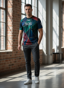 Camiseta de sublimación para hombre de alta calidad, muy vendida, ligera, precio razonable, material suave, 100% poliéster. - Product Image 2