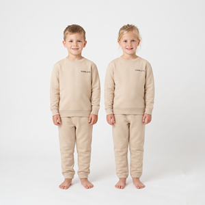 Conjunto de Sudadera con Capucha y Pantalones de Felpa de Algodón para Niños al por Mayor, Ropa Deportiva Casual de Invierno - Product Image 5