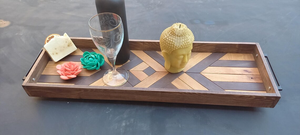 Bandeja de Madera Sostenible con Acabado Aceitado para Servir Postres, Perfecta para Servir Fideos, Tazones, Tazas, Forma Rectangular - Product Image 6