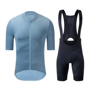 Ensemble de maillot de cyclisme personnalisé 2026 de haute qualité pour hommes avec short à bretelles respirant, dernière conception, ensembles uniformes avec logo personnalisé - Product Image 2