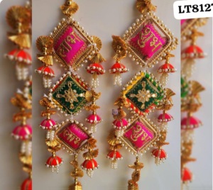 Handmade Shubh Labh <b>Wall</b> Hanging Indian Traditional Door Hanging Premium Festive Home Decor - Product Image 3