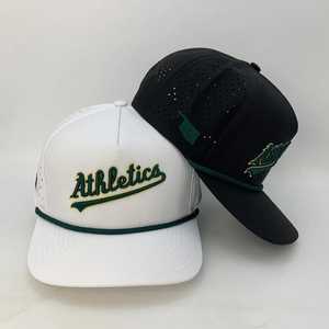 Gorras de béisbol con visera plana, gorra con cuerda, bordada con el logo del equipo local, unisex, gorra de rendimiento transpirable - Product Image 1