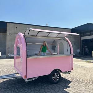 Remorque alimentaire mobile de haute qualité, best-seller, en acier inoxydable, conception à 4 roues, garantie de 3 ans, pour la vente de snacks - Product Image 5