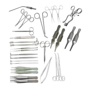 Medtrust Surgical AV Fistula Surgery Set 30 Pcs Stainless Steel Vascular <b>Instrument</b> Kit Reusable Surgical <b>Instruments</b> - Product Image 2