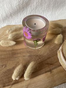 Designer Resin <b>Candle</b> <b>Holder</b> Decorative Handmade Piece For Elegant Interior And Table Arrangement Use - Product Image 6