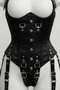 Faja Reductora de Cintura Ajustable de Cuero Sintético Estilo Steampunk para Mujer, Tallas Grandes, Disfraz Sexy, Corrección de Postura - Product Image 3