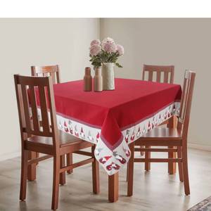 Manteles de Boda Bordados de Primera Calidad 100% Algodón con Impresión Personalizada para Decoración de Eventos - Product Image 3