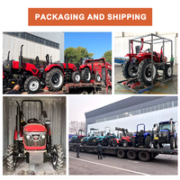 Tracteur agricole à roues 4x4 de 100 CV de qualité supérieure pour le labour des rizières avec un système hydraulique robuste et une capacité de levage élevée