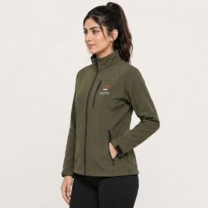 Chaquetas softshell modernas para mujer, con forro térmico de lana, de alto rendimiento, para entrenamiento en invierno, viajes y uso diario. - Product Image 3