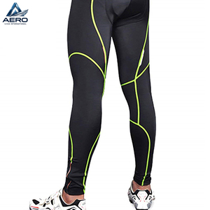 Customized Logo Printed Unique Product In Black And <b>Green</b> Color Fitness Running, Active Wear Compression Legging <b>Tights</b> For Men - Product Image 5