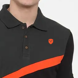 Nouvel arrivage : Polos de golf unis pour hommes, en gros, coupe ajustée, style décontracté et tendance, en vente - Product Image 4
