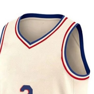 Maillots de basket personnalisés respirants grande taille pour l'été, uniformes d'équipe imprimés par sublimation, 100 % polyester, séchage rapide, vente en gros - Product Image 4