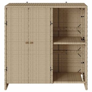 Gabinete de Almacenamiento de Ratán Beige con Puerta de 39.37 X 14.17 X 40.16 Pulgadas para Sala de Estar - Product Image 5