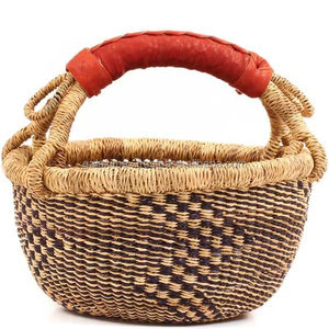 ตะกร้าเก็บของในบ้านแบบใหม่ที่ขายดีที่สุดตะกร้าแบบ Bolga เทรนด์ยอดนิยมสำหรับใช้ในบ้านและการจัดเก็บที่ผลิตในเวียดนาม - Product Image 4