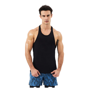Camisetas sin mangas para hombre, chaleco de entrenamiento para gimnasio, camiseta de fitness personalizada, ropa deportiva de secado rápido, diseño de algodón/poliéster - Product Image 1
