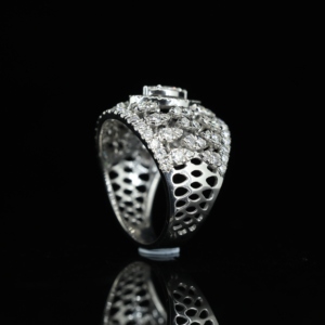Original Moissanite Wedding <b>Ring</b> <b>Set</b> 925 <b>Sterling</b> <b>Silver</b> Claw Setting Bridal Halo Engagement <b>Ring</b> Fine Jewelry - Product Image 5