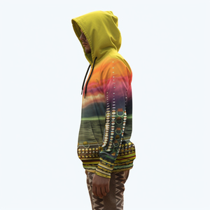 Sudaderas con Capucha de Forro Polar para Hombre, Personalizadas con Sublimación Frontal, Invierno, 100% Algodón, Impresión a Todo Color, Ropa Casual Urbana, Venta al Por Mayor - Product Image 2