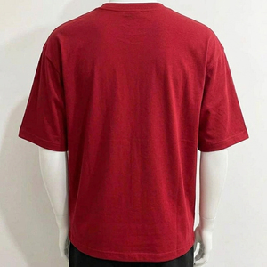 Men Oversized Plain T-<b>Shirt</b> Heavyweight Cotton Drop Shoulder Crewneck Tee Casual Loose Fit Summer Streetwear Short Sleeve <b>Shirt</b> - Product Image 2