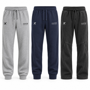 Pantalon de survêtement pour homme - Vêtements de sport et d'entraînement - Bleu olive, gris et six autres couleurs - Pantalon de sport long - Jogging - Vêtements de sport - Product Image 1