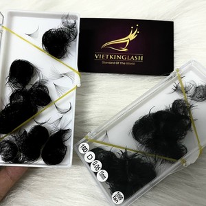 Extensiones de Pestañas de Pelo Sintético de Alta Calidad, Hechas a Mano, Volumen Natural, Longitud de 7-20 mm, Curvatura C/CC/DD/M/L, 10D-20D 0.07 0.05 - Product Image 1
