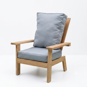 Silla Adirondack Moderna Catalina Harbor, Madera de Teca de Alta Calidad, Ecológica, Duradera, Aspecto Natural sin Acabado, para Comedor o Parque - Product Image 2