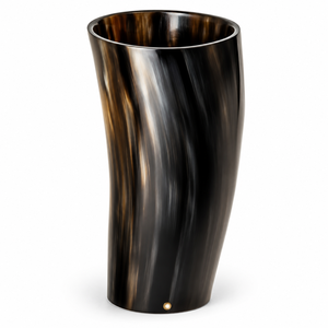 Mug à boire artisanal en corne avec poignée, style traditionnel vintage, vaisselle en bois, mug viking, mug à boire en corne naturelle, corne de buffle - Product Image 1