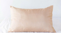 Taie d'oreiller de luxe 100% soie de mûrier, brodée à la main avec motif végétal, 50x70cm, écologique, pour usage hôtelier