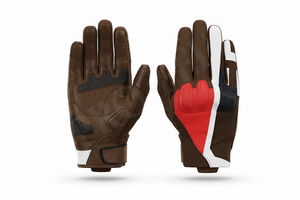 Motorcycle Riding Gloves Custom Brand <b>Name</b> Logo Breathable Anti Slip Full Finger Touchscreen Protective Sports Cycling Gloves - Product Image 3