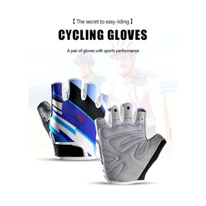 Guantes de Ciclismo de Dedos Cortos para Bicicletas con Absorción de Impactos, Transpirables y Antideslizantes, Suministro Directo de Fábrica - Product Image 1
