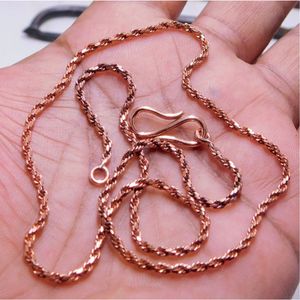 Minimalist <b>Liquid</b> Copper Herringbone Necklace 3mm 5mm Stainless Steel Flat Blade Snake Chain Choker Waterproof Jewelry Chain - Product Image 3