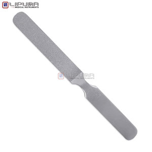 Lima de Uñas Portátil de Acero Inoxidable con Grano 180/240, Ideal para Uso en Salón y Manicuras Caseras - Product Image 2