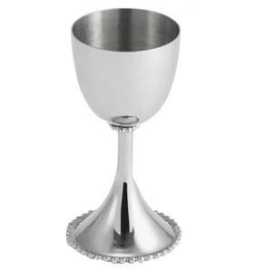 Accesorios para Bar, Artículos para Bebidas en Oferta, Regalo de Boda, Copa de Vino de Metal con Acabado Plateado para Cócteles, Hogar, Restaurante, Cáliz - Product Image 2