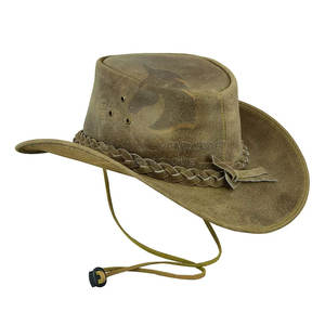 Venta Directa de Fábrica, MOQ Bajo, Sombreros de Cuero a Precio Económico, Sombreros de Cuero de Marca Privada para Venta en Línea - Product Image 2